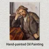 초록 풍경 캔버스 아트 흡연자 1892 Paul Cezanne 유화 수제 인상적인 작품