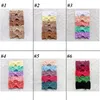 Baby Girls Wide Nylon Bow Bandbands 5pcs sets Soft Elastic Big Bowknot Solid Hairbands for Kids Head Band Childre