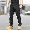 Mężczyzn Pants Tactical Mężczyzn Mężczyźni Walki Spodnie Armia Wojsko wiele kieszeni Working Turing Casual Plus Size 6xl 230720