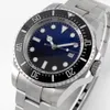 Montres hommes/femmes Rolx hommes bleu SEA-DWELLER lunette en céramique 44mm en acier inoxydable automatique noir montres 3LDG