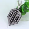 Chains World Of Tanks LOGO Necklace Men Chain Necklaces With Hip Hop Pendants