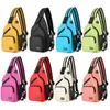 School Bags Unisex Small Sling Backpack Multipurpose Waterproof Crossbody Shoulder Chest Bag Travel Hiking Large Capacity Daypack 230720