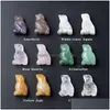 Stone Natural Carving 1 Inch Little Bird Crafts Birdie Ornaments Rose Quartz Crystal Healing Agate Animal Decoration Drop Del Dhgarden Dhvfv