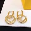 Designer Earrings designer earrings luxury women earrings solid color letter design temperament versatile jewelry Christmas Valentine's Day gift is great