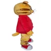 Whole daniel tiger Mascot Costume for adult Animal large red Halloween Carnival party224s
