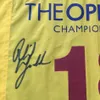 Phil Mickelson 2014 British Open Auto Collection Signed Signatured Autographed Open Masters Glof Pin PrintedFlag236p