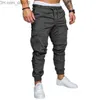 Herrbyxor män byxor nya mode män jogger byxor fitness bodybuilding gym för löpare kläder höst tröja size5xl z230720