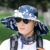 Baretten 2023 Mannen Hoed Met Ventilator Oplaadbare Outdoor Visser Cap Zomer Strand Bescherming Camouflage Bergbeklimmen Zonnehoed