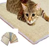 Sisal Cat Scratcher Board Scratching Post Mat Jouet pour Cataire Tour Escalade Arbre Pad Refroidissement Litière Tapis Chaise Longue Pet276N