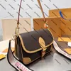 Кожаная сумка для плеча женщин дизайнер Дайан Сумочка Сумка по кроссу