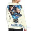 Bluza męska męskie bluza dla kobiet śmieszne waleriana The Movie Print Casual Hoodie Streatwear