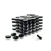 Récipients cosmétiques Pots d'échantillons avec couvercles noirs Récipients d'échantillons de maquillage en plastique BPA Pot Pots 3g 5g 10g 15g 20 Gram241M