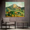 Abstract Canvas Art Mont Sainte-victoire 1895 Paul Cezanne Handgemaakte Olieverf Modern Decor Studio Appartement