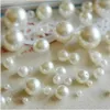 Hele 1000 stks Nieuwe Mode Witte gemengde Faux Parels Losse Kralen 4mm 6mm 8mm 10mm 12mm Fit Europese Armbanden DIY238C