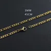 Ketten 304 Edelstahl-Gliederkabel-Halskette, hochwertige hochwertige Ketten-Choker für Männer und Frauen, Punk-Geschenk, 45 cm lang, 1 Stück