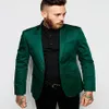 Vert émeraude marié Tuxedos pic revers hommes costumes pour garçons d'honneur mariage bal homme marié veste pantalon cravate WH062166q