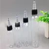 1000 Pcs Prix Usine 30 ml 60 ml 100 ml 120 ml Flacons compte-gouttes en plastique transparent Vente la plus chaude Bouteilles vides E Liquide Bouteilles PET Ejuice Vxees