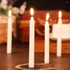 Portacandele Decorazioni bianche Candele alte Pilastro Bulk Piccoli supporti affusolati Decorativi