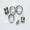 Nieuwste Zwarte Flesh Tunnels Interne Schroefdraad Oordopjes Geanodiseerd Chirurgisch Staal 316L Trompetvormige Mode Oor Piercing 6-20mm256J