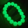 Pulseira de pérolas luminosas de fluorita natural pedra original Pulseira luminosa única para amantes masculinos e femininos presentes279x