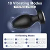 Zabawki dla dorosłych wtyczka analna aplikacja Bluetooth Butt Vibrator dla kobiet mężczyzny bez dystansu bezprzewodowe zdalne sterowane tył