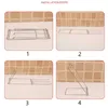 Stainless Steel Dishcloth Holder Towel Storage Rack Folding Rag Drying Rack Kitchen Shelf L230704