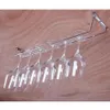 US STOCK 27 35 55cm Wine Glass Hanger Rack Stemware Home Bar Pub Holder Stainless Steel326V