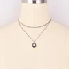 Direct selling of water drop stone necklaces in European and American fashion327S