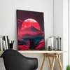 80s Pop Neon Vaporwave Japan Tokyo City Night Street Canvas Schilderij Esthetiek Natuurlijk Landschap Posters Prints Art Living Room Home Wall Decor w06