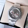 Relojes de pulsera de marca completa para hombre, estilo multifunción masculino, de lujo con banda de Metal de acero, reloj de cuarzo Roleax XS0MF