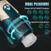 Masturateurs Rotation télescopique Masturbator Cup Vagin Masturbation Flayjob Adults Toys pour hommes Piston masculin Mastubateur automatique 230811