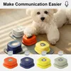 Dog Toys tuggar Mewoofun Dog Button Record Talking Pet Communication Vocal Training Interactive Toy Bell Ringer With Pad and Sticker Easy To Using 230719