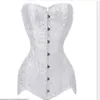 Artı Boyut Korse Çift 26 Çelik Boned Korse Aşırı Gövde Bustiers Bel Antrenör Korseleri Shapewear Cincher Corselet1281V