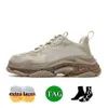 Paris triple S Casual Chaussures Designer 17FW Sneakers Hommes Femmes Plate-forme Oversized Athletic beige Tripler vert Noir Gris Blanc Outdoor Jogging Walking trainer