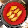 Bakeware Tools Silicone Evenly Heated Air Fryer Baking Tray For Heat Food Plates Oven Accessories Toasters