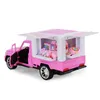 Electric RC Car Mini RC Dessert Cart Sound And Light Model Electric Play House Toy Truck Vehicle Simulation Gifts Toys for children 230719