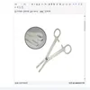 Whole-OP-50 pcs Disposable Piercing Forceps clamp sterilized piercing tools230f