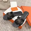 Newest Designer Women Slippers Genuine Leather Sandals Summer Sandals Flat Slides Flip Flop Ladies Beach Sandal Party Wedding Slipper With Box