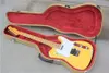 Limited Edition Custom Shop Relic Yellow Electric Guitar with Hard Case Vintage Maple Fingerboard Basswood Body