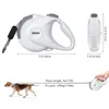 Hundhalsar Pet Traction Device Automatic Drivable Rope for Dogs Bone Printing Flexibel koppelkedja
