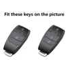 حقيبة تغطية علبة السيارة لـ Mercedes A C E S Class W221 W177 W205 W213 Accessories Keychain Styling Rolding Shell3293