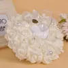 Cuscino per fedi nuziali con scatola a cuore Cuscino a forma di cuore floreale Matrimonio Fornitori creativi Decorazione Alta qualità229w