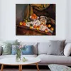 Abstract Landscape Canvas Art Fruit Bowl Pitcher and Fruit 1894 Paul Cezanne Oil Painting Handmade Modern Artwork