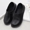 Sandals Men Chef Shoes Women Non-slip Waterproof Oil-proof Kitchen Work Cook For Master Restaurant Sandal Plus Size 49