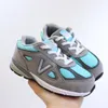 Toddlers Kids Shoes NB Children Youth Big Boy Girls Sports Designer Black Grey White Blue Eur 26-37 SHD3 A6RW＃