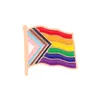 Regenboog Vlag Brief Seal Kleding Broches Vrouwen Lichtmetalen Emaille Revers Pin Voor Rugzak Tas Kleding Trui Rok Badges Gesp brooc302t