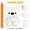 Muñecas de peluche Glow Guards Juguetes para niñas LED Animales musicales Almohada Light Up Niños Noche Relleno Precioso regalo de cumpleaños 230719