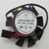 Original 124010-SM1 EP pitch 26mm de diâmetro 37mm EVGA placa de vídeo cooler 245z