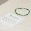 MG0040 Bracelet de jade africain naturel entier 4 mm Mini pierres précieuses J ewelry Bracelet d'énergie en pierre naturelle pour Women3151