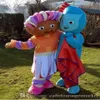 2017 Vente Nouveau iggle piggle upsy marguerite dans le costume de mascotte de jardin de nuit dessin animé classique tenue d'halloween dres201W